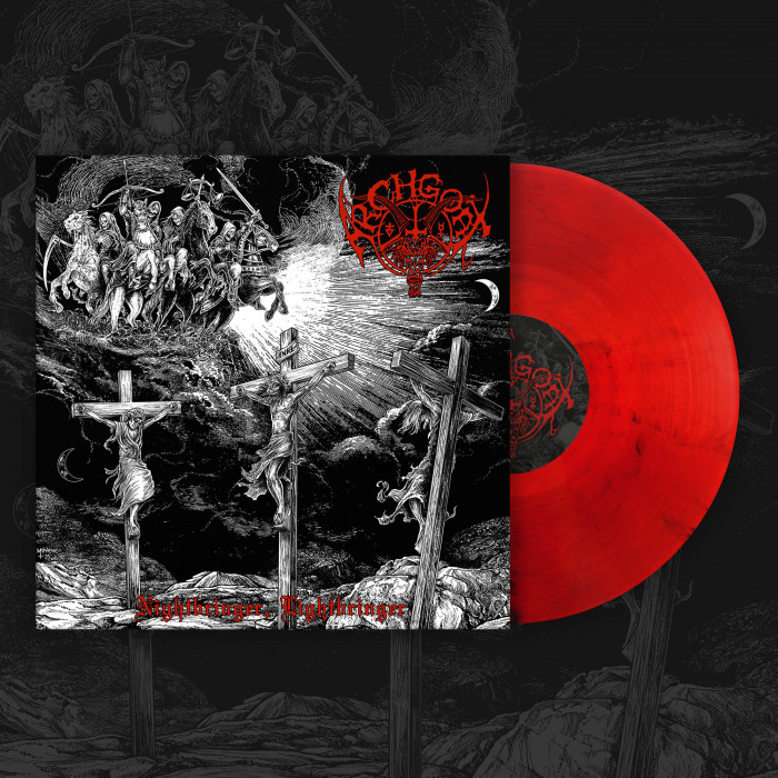Nightbringer, Lightbringer, şeffaf kırmızı dumanlı gatefold LP baskısı