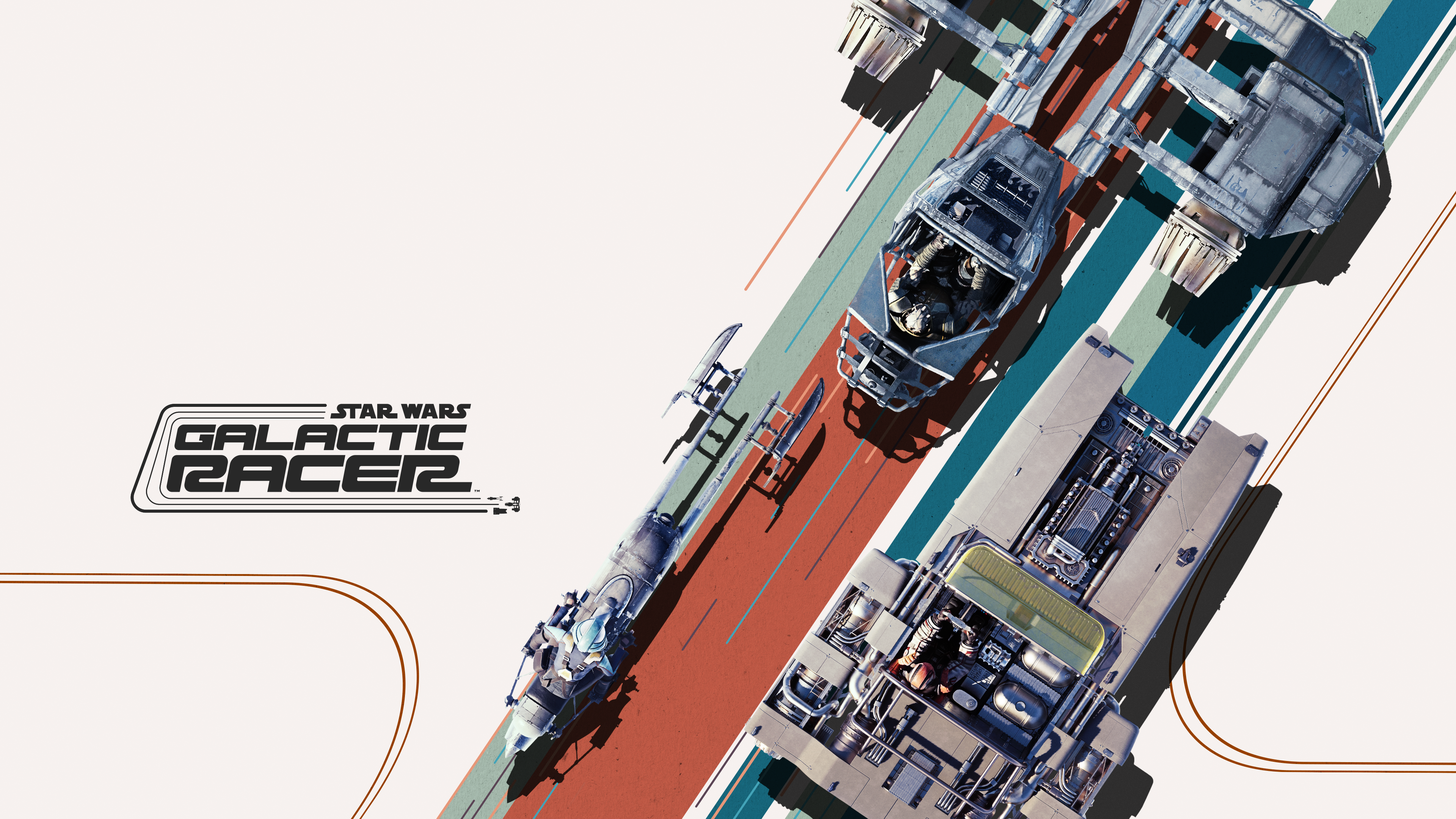 Star Wars: Galactic Racer'ın Secret Mode haber sayfasındaki ana tanıtım görseli.