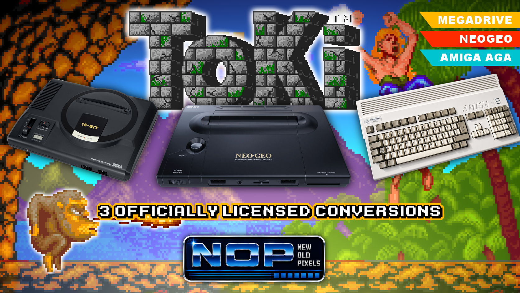 Toki, Mega Drive, Neo Geo ve Amiga AGA'ya geri dönüyor